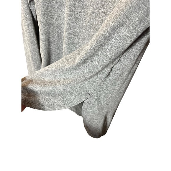Reebok Top Long Sleeve Grey Stretch Women’s Size Small - Picture 3 of 6